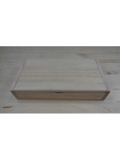 Κουτί πλακέ ξύλινο ντεκουπάζ ορθογώνιο