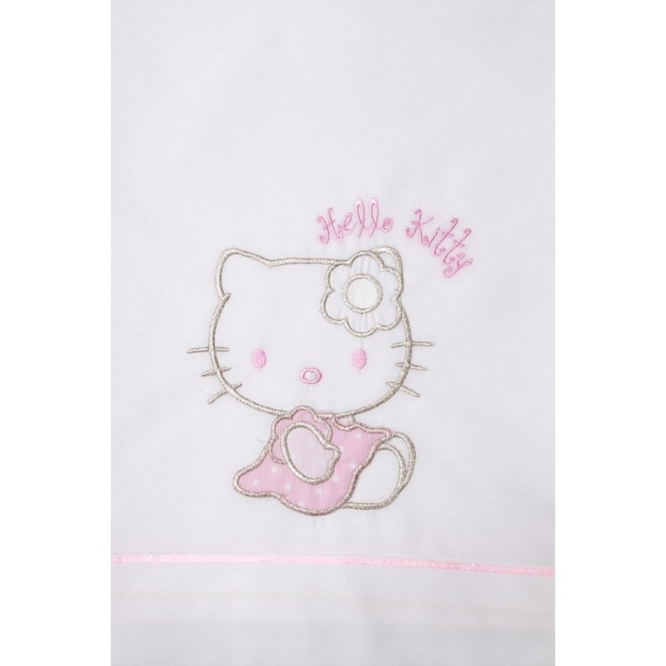 Λαδόπανο "Hello Kitty" ρόζ-λευκό